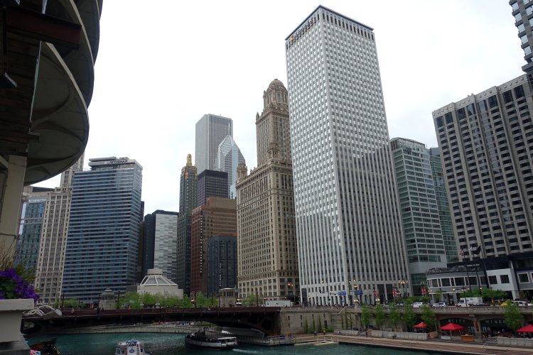 Part of Chicago's Riverwalk