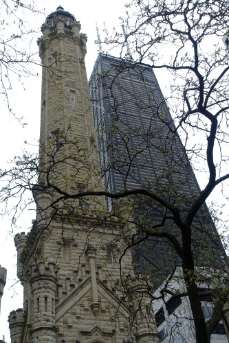 Chicago Water Tower & Willis Tower (formerly Sears Tower)