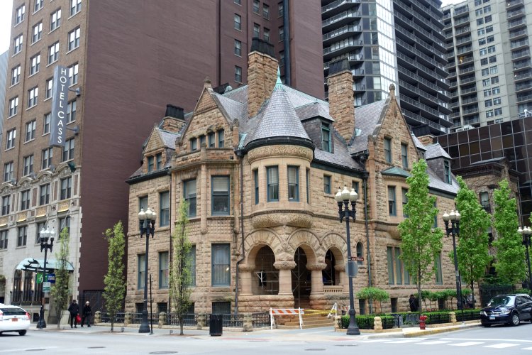 The historic Cable House, now home to Driehaus Capital Management