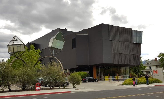 Our main afternoon activity was a visit to the Nevada Museum of Art (photo courtesy of Bruce)