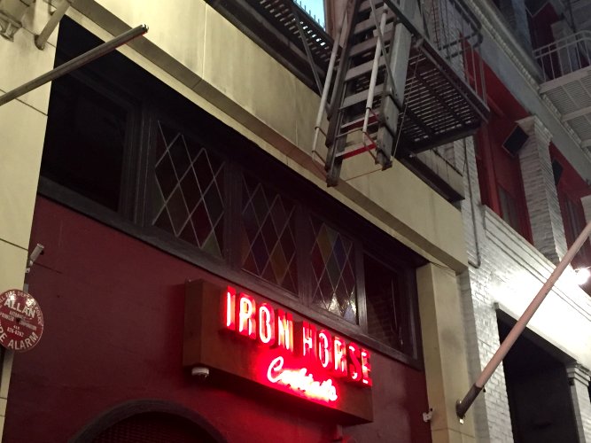 We found a fabulous little cocktail bar in Maiden Lane: Iron Horse