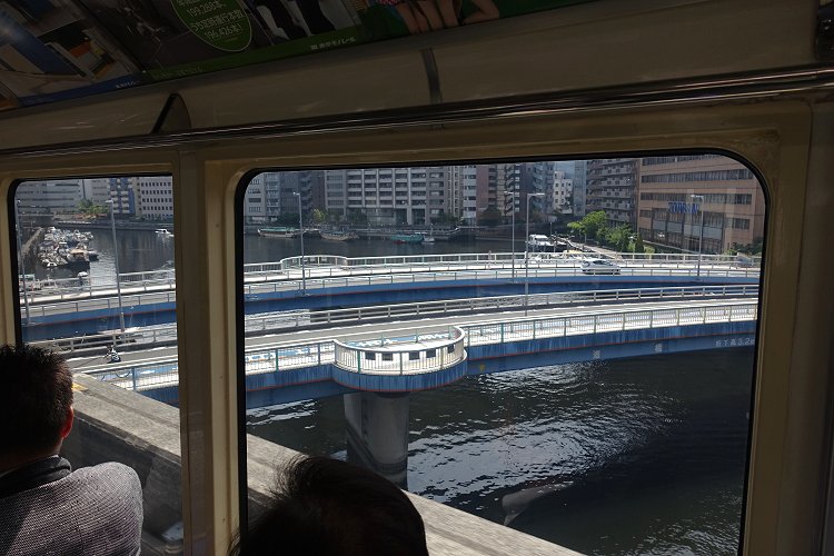 Riding the monorail to Tokyo's Haneda Airport