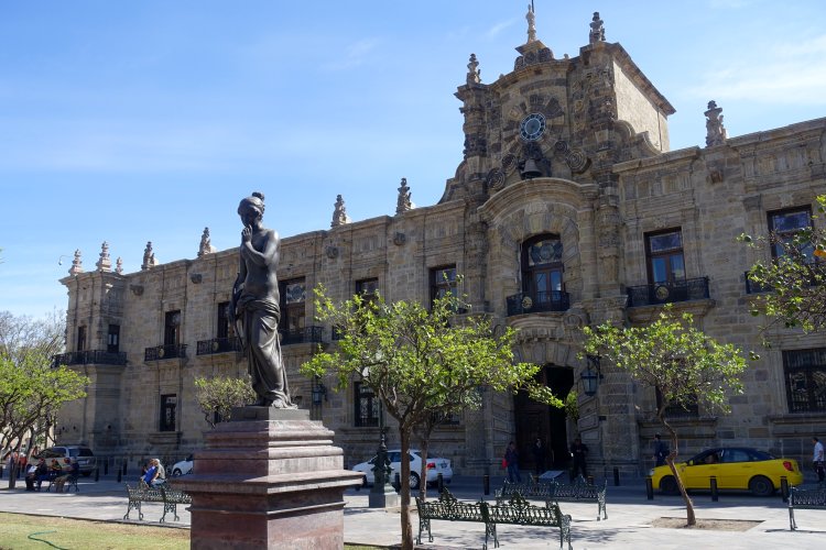 This is the Palacio de Gobierno del Estado de Jalisco