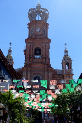 This is the Church of Our Lady of Guadalupe. Although affectionately known by locals as 'The Cathedral', it just ranks as a parish church.