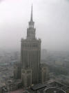 Palace of Culture, through the mist!