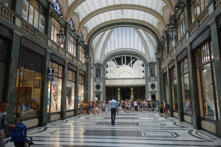 Galleria San Frederico is a high-end, classic shopping mall