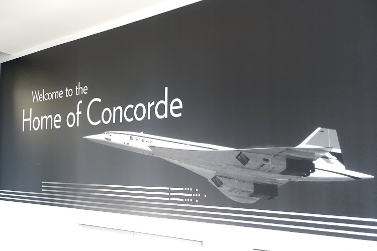 SUN 30 SEP, AEROSPACE BRISTOL: This is now the home of the final Concorde, BA's G-BOAF