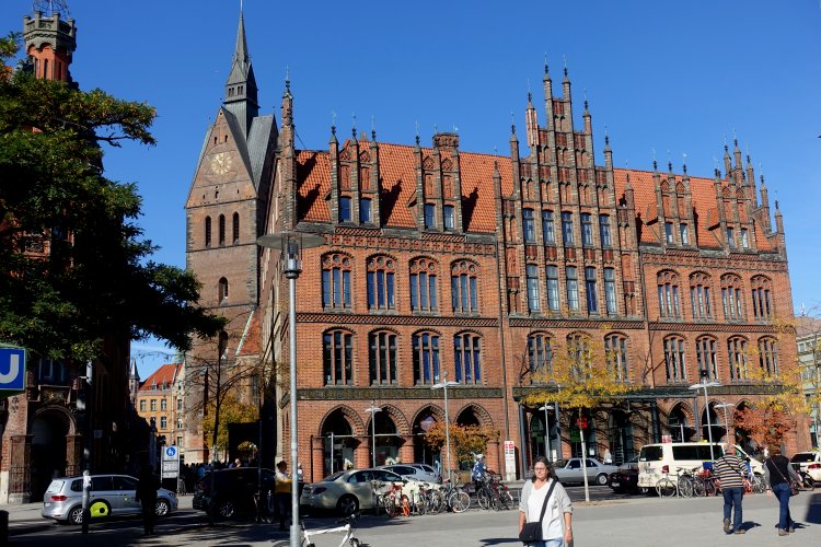 Time to get back into the sunshine and explore the city - and across the street is the Altes Rathaus (Old Town Hall)