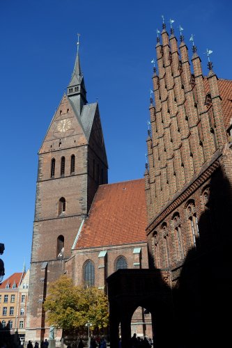 Behind the Old Town Hall is the Marktkirche (Market Church)