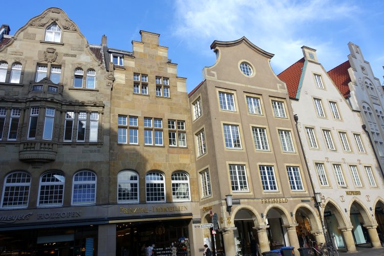 The Prinzipalmarkt is Münster's main shopping street