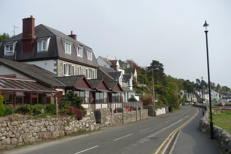 This is the pretty coastal village of Kippford, near Dalbeattie