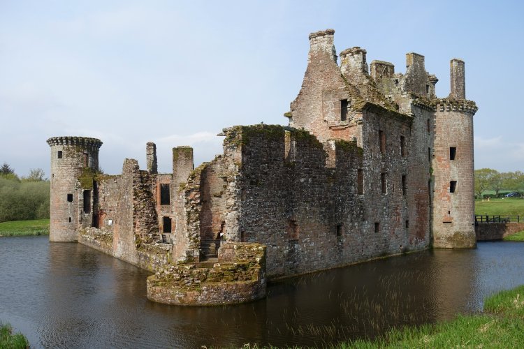 The second site was Caerlaverock Castle, also dating from the 13th century