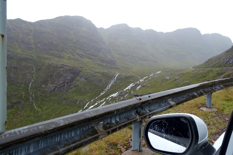 Sat 31-Aug: Climbing the Bealach na Bà ('Pass of the Cattle') in nasty conditions