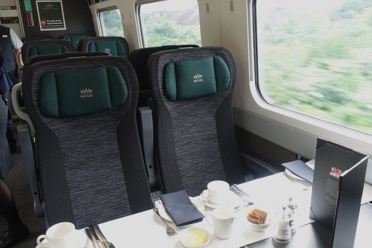 THE BREAKFAST TRAIN: Another nicely set table awaits. Was it really just last night that all this started?
