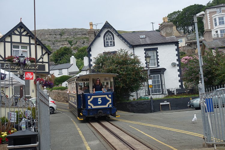 GREAT ORME TRAMWAY: Wonder if we'll manage to get onto this one