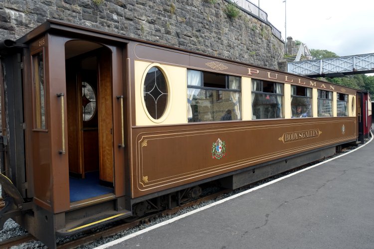 WELSH HIGHLAND RAILWAY: This was the Pullman Car for the return journey