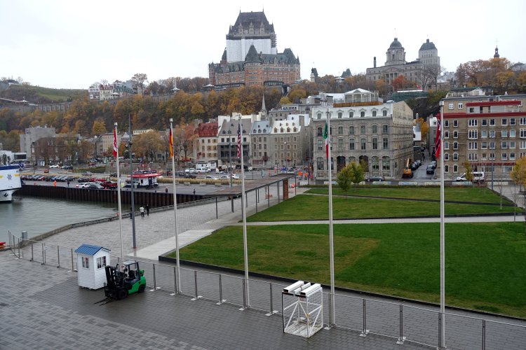 And why is Château Frontenac all wrapped up?