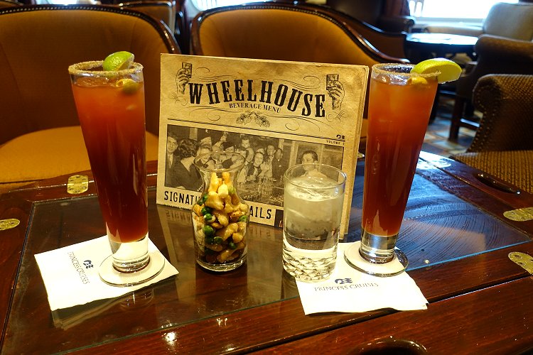 Celebrating being on board with a splendid Canadian creation: the Bloody Caesar